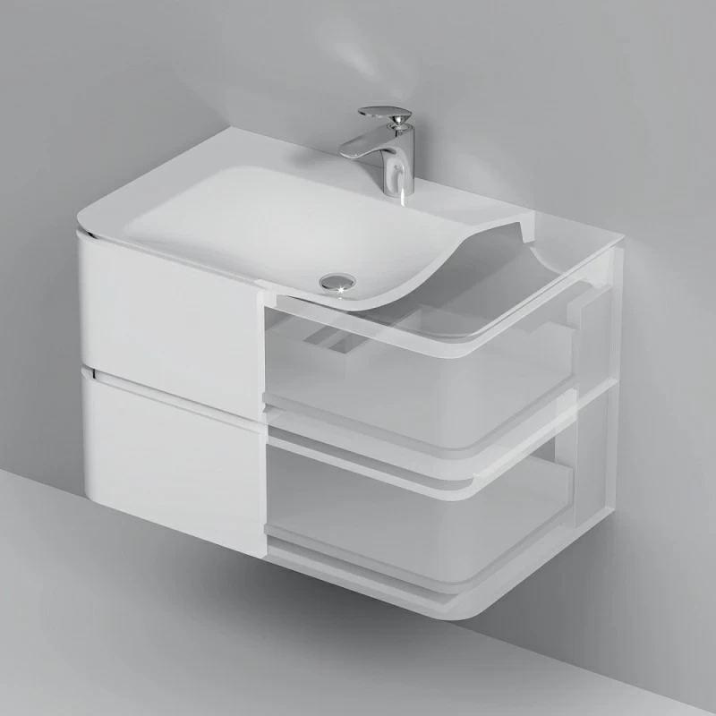 Тумба под раковину 80 AM.PM Sensation M30FHX0802WG белый глянец