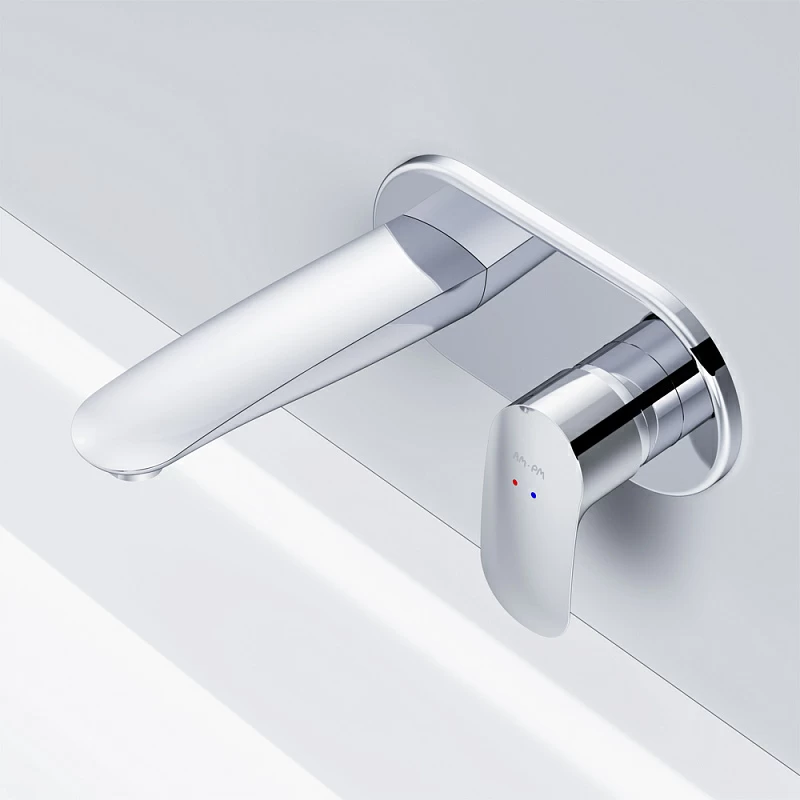 Смеситель для раковины (умывальника) AM.PM Like F8072200 хром встраиваемый