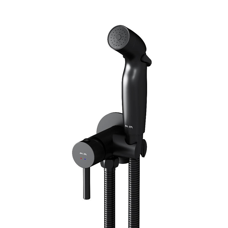 Гигиенический душ со смесителем AM.PM Above F0H9X022 черный встраиваемый