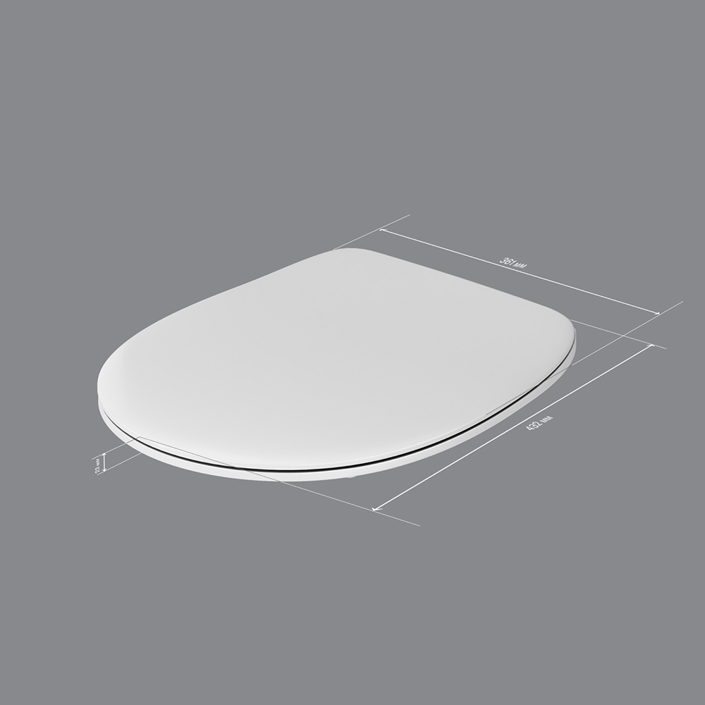 Сиденье для унитаза Sense C747855WH, Белый