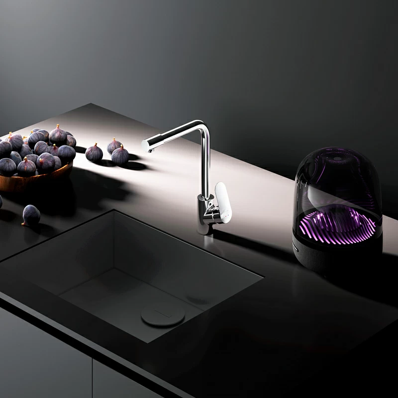 Смеситель для кухни AM.PM Like F8005700 высокий с каналом питьевой воды, хром