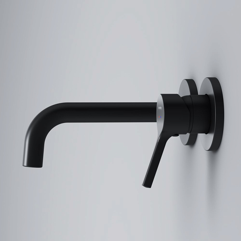 Смеситель для раковины (умывальника) AM.PM X-Joy S F85B72622 черный встраиваемый