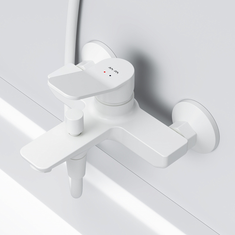 Смеситель для ванны и душа AM.PM X-Joy F85A10033 белый