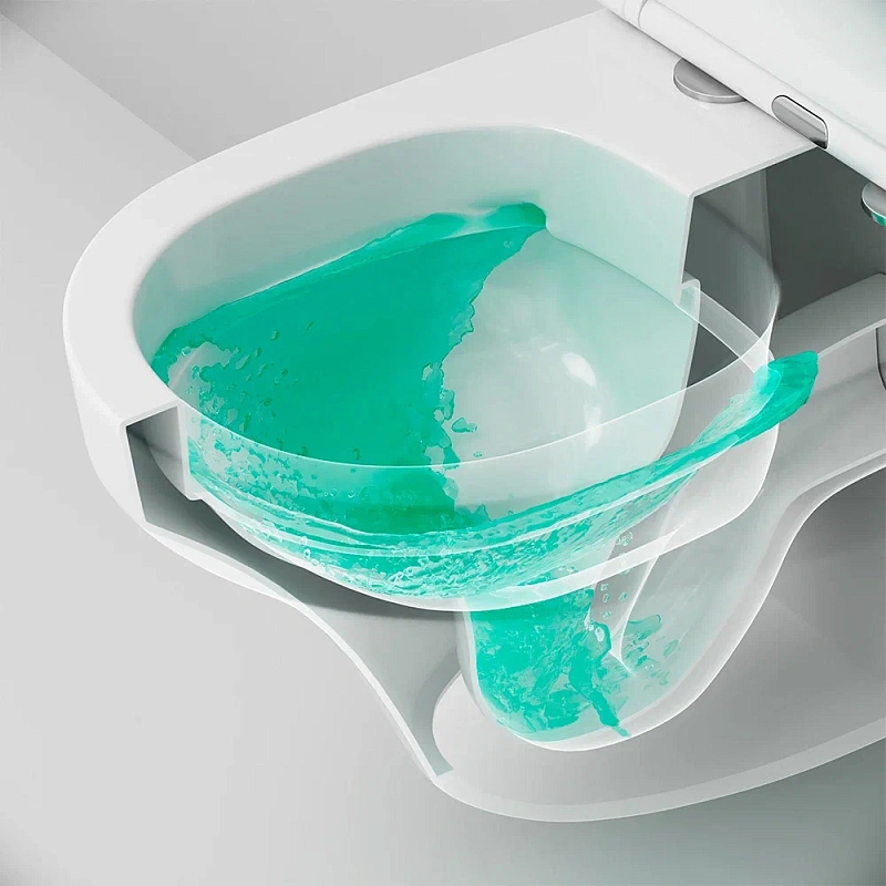 Унитаз подвесной AM.PM Inspire C501700WH безободковый c сиденьем микролифт C907851WP, белый