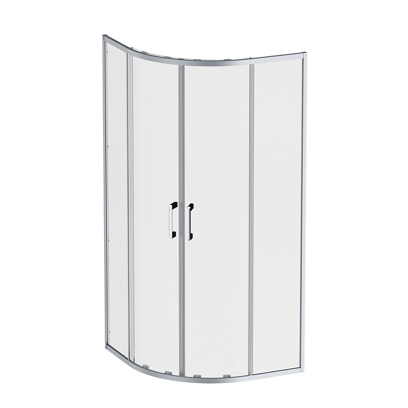 Душевое ограждение без поддона 90x90 AM.PM Above W9XG-401-9090-MT профиль серебристый