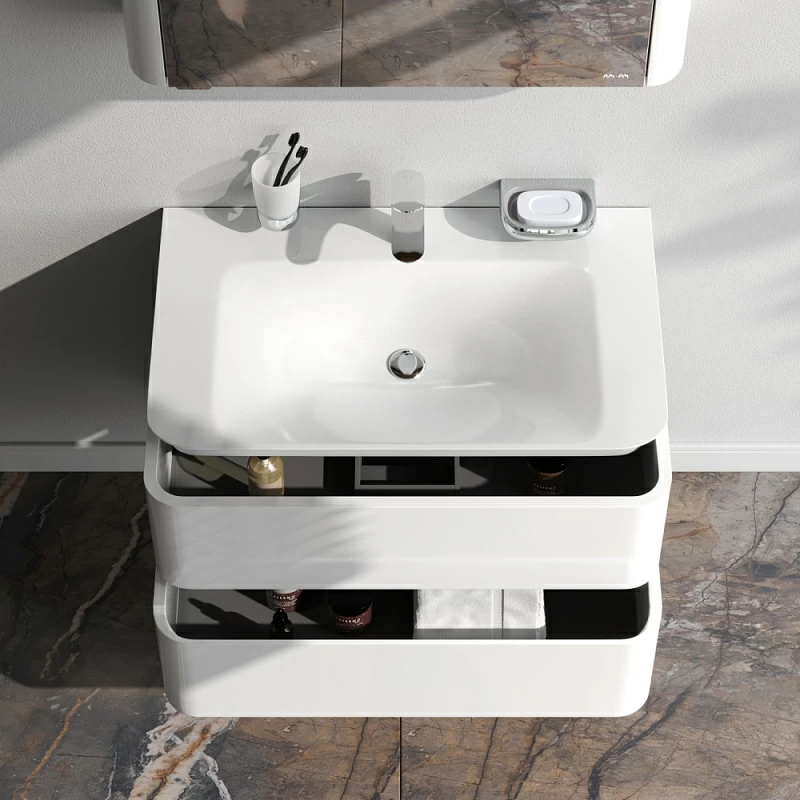 Тумба под раковину 80 AM.PM Sensation M30FHX0802WG белый глянец