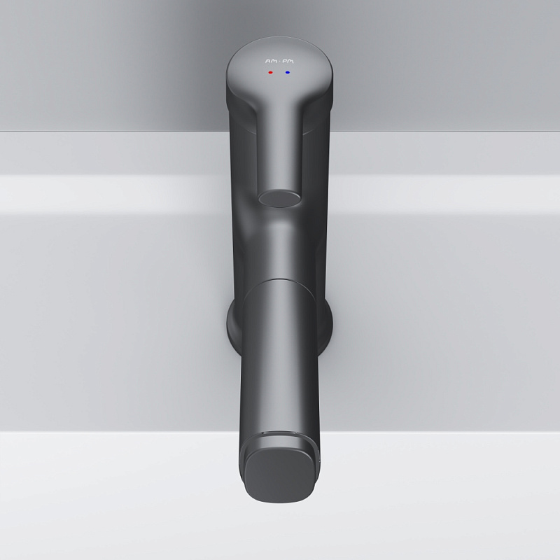 Смеситель для раковины (умывальника) AM.PM X-Joy S F85B02922 с выдвижным изливом, черный