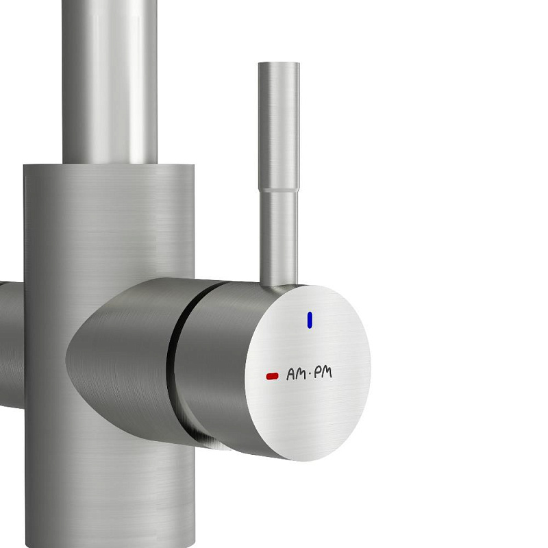 Смеситель для кухни AM.PM X-Joy S F85B05711 высокий, с каналом питьевой воды, сатин